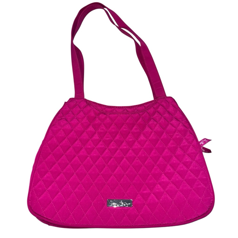 Vera Bradley Pink Quilted Shoulder Bag Purse Tote